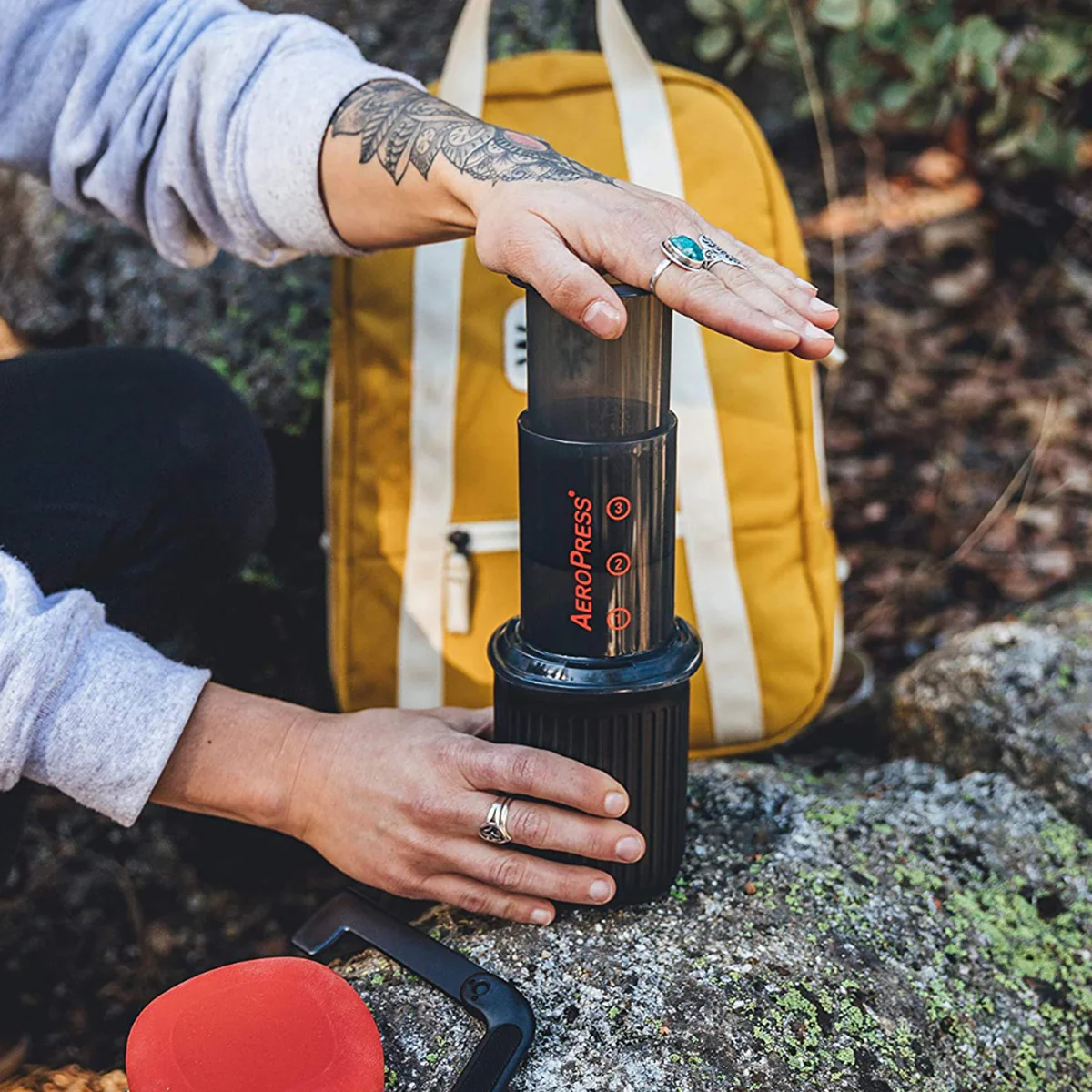 AeroPress GO Travel Coffee Maker with Metal Filter - Image 3