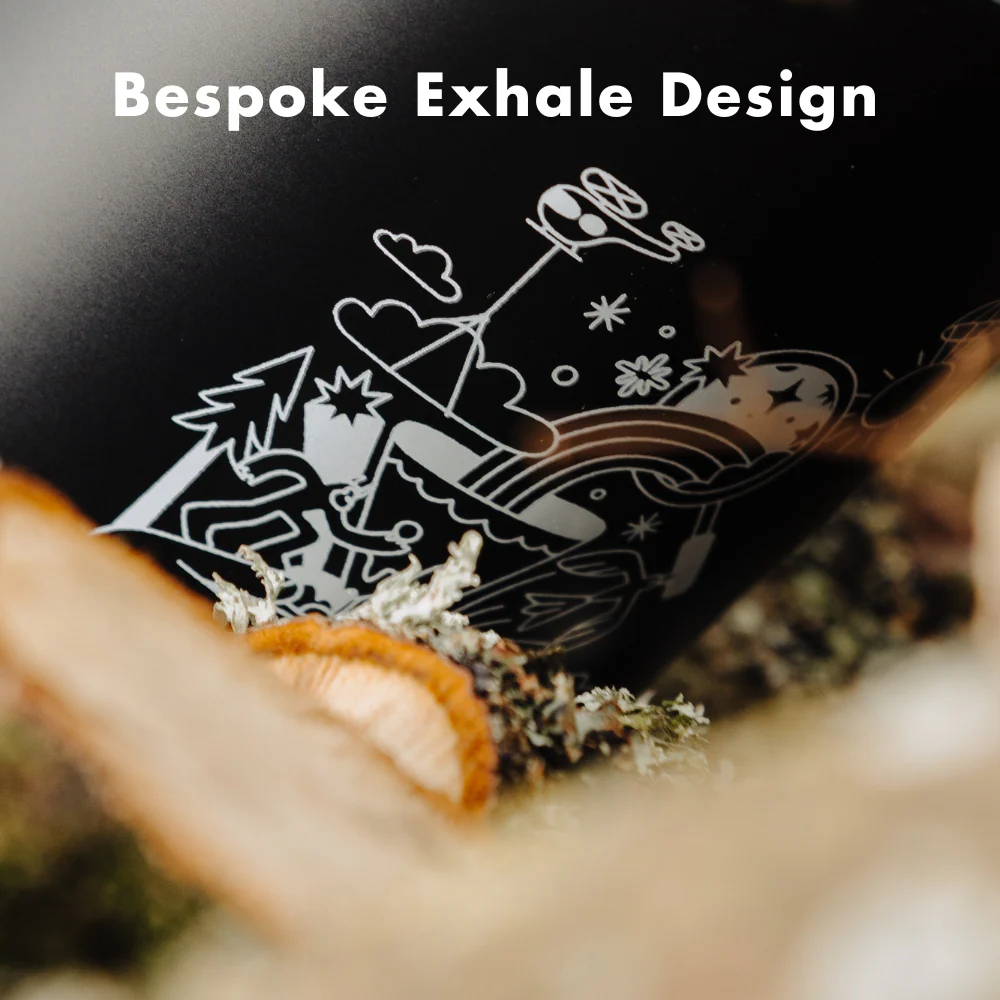 Exhale x Airscape Coffee Storage Container - 500g - Black - Image 6