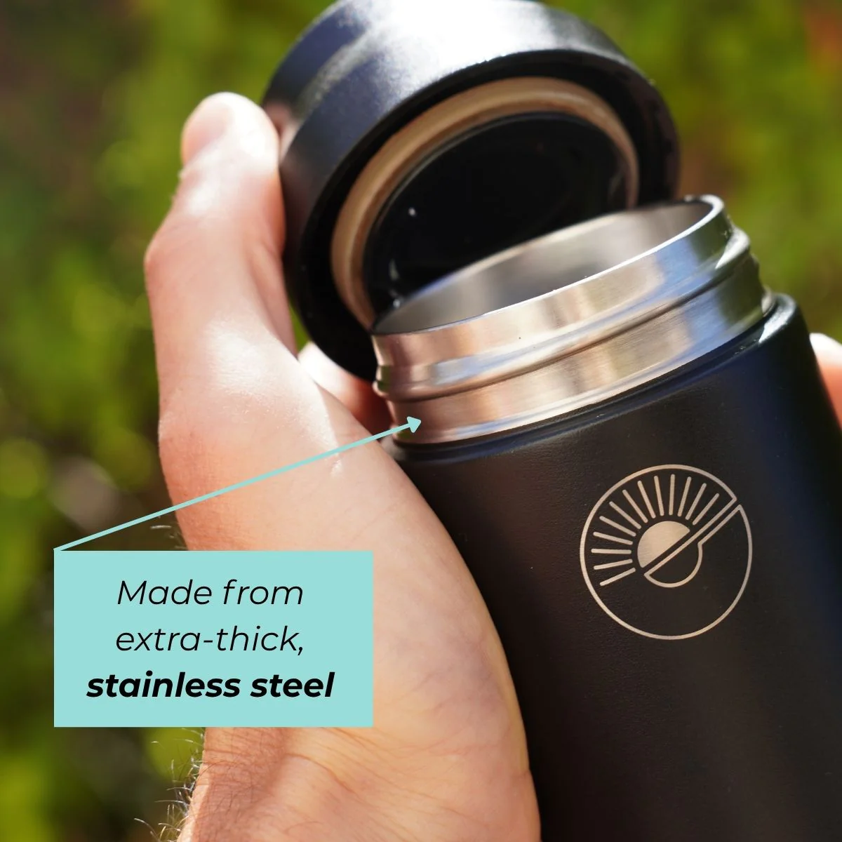 Exhale Go Travel Mug - 300ml - Black - Image 7