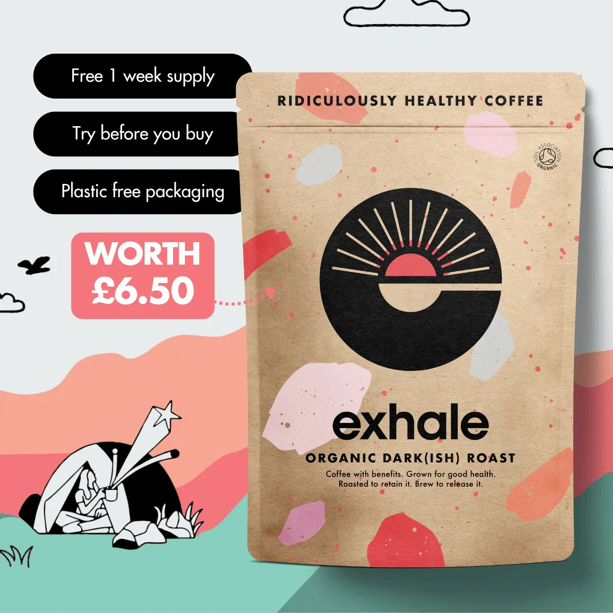 Free Trial of Exhale Healthy Coffee
