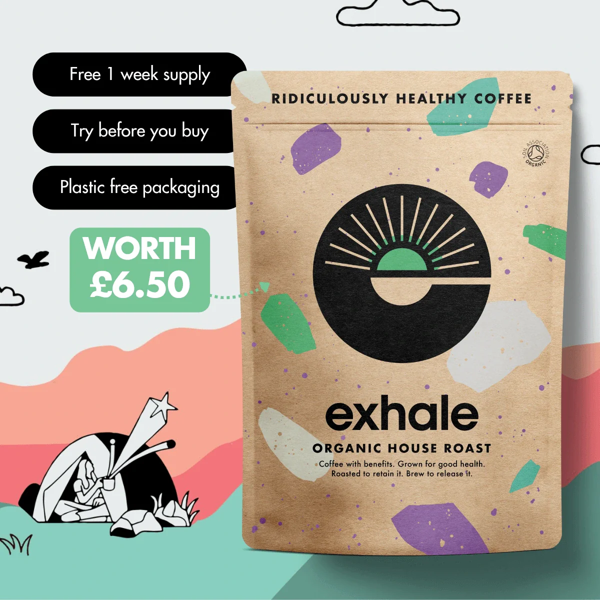 Free Trial of Exhale Healthy Coffee - Image 2